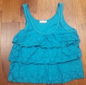 Aeropostale lace ruffle shirt